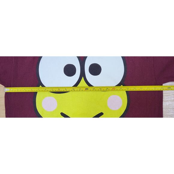 The Hundreds x Sanrio Keroppi Tee T-Shirt Maroon Burgundy Sz XL Short Sleeve - Picture 7 of 8